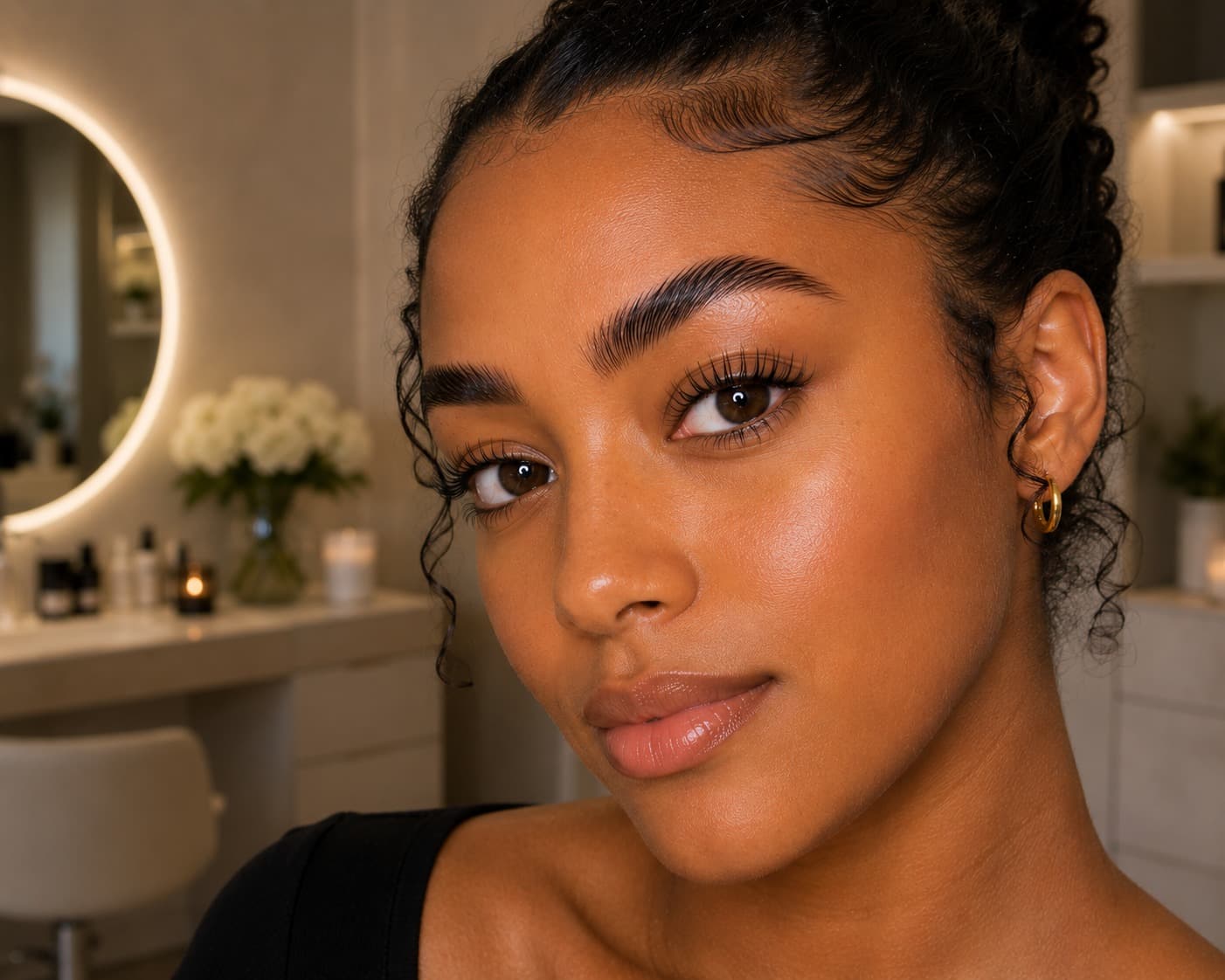Lashlift och Browlift med färg